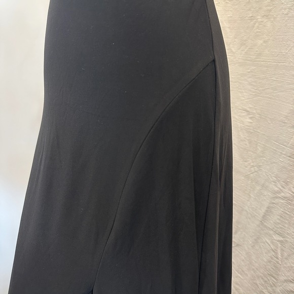 VTG Y2K Blondie Nites Stacy Sklar Black Cutout Rhinestone Embellished Prom Dress - Picture 7 of 9